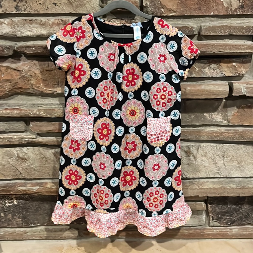 Downeast Girl Floral Mixed Print Dress